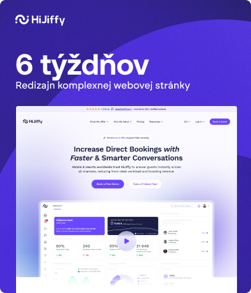 HiJiffy — redizajn za 6 týždňov