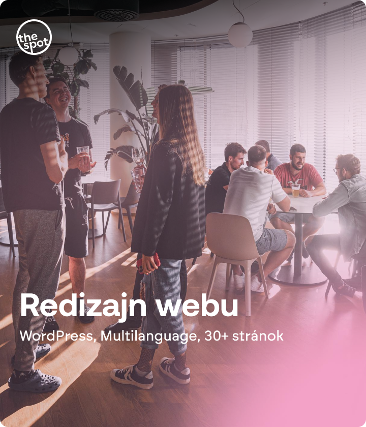 The Spot — ukážka webu