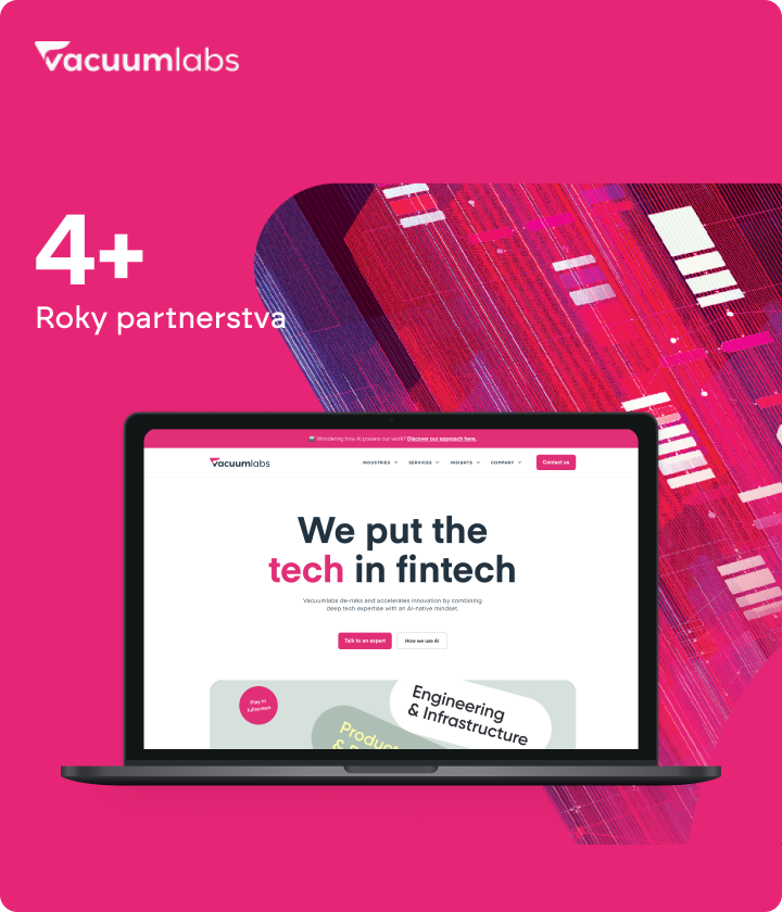 Vacuumlabs — ukážka webu